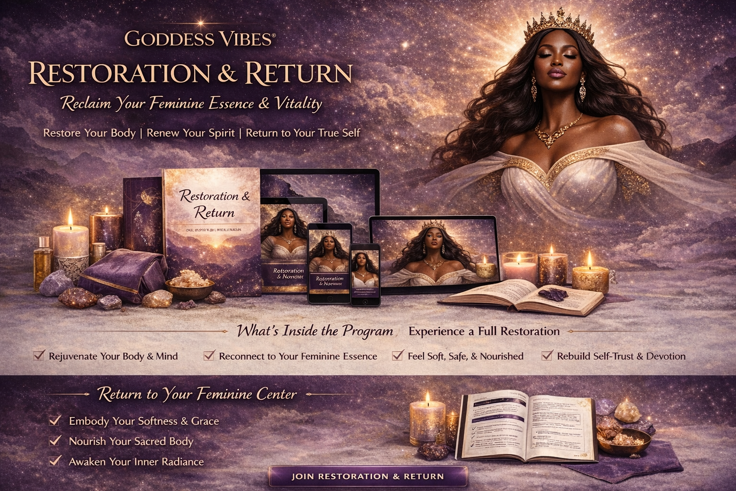 Goddess Vibes® Restoration & Return Program